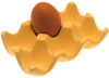 6 Egg Tray - Yellow