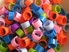 50 x 12mm poultry clip on leg rings