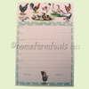 Pure Breed Poultry Weekly Planner