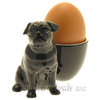 Quail Ceramic - Pug With Egg Cup