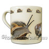 Large Snail Porcelain Photo Mug