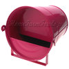 Pink 4L Galvanised Metal Chicken Bucket Drinker
