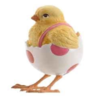 Cute Spring Chick - Pink Spotted Egg