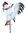 The Flying Chicken - Garden Wind Spinner -140cm Tall